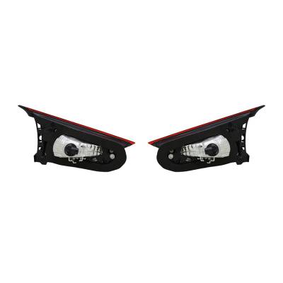 Rareelectrical - New Pair Of Inner Tail Lights Compatible With Mazda 2014-2016 Ma2802122 Bjt6-51-3F0a Bjt6513g0a - Image 2