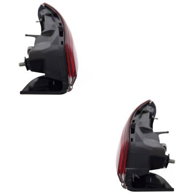 Rareelectrical - Pair Of Tail Lights Compatible With Honda Civic Hybrid Sport Touring Sedan Civic Sport Sedan Civic - Image 3