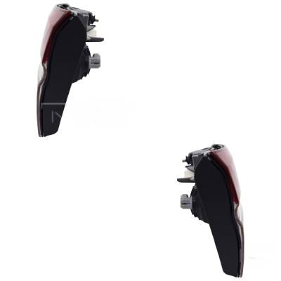 Rareelectrical - Pair Of Tail Lights Compatible With Honda Civic Hybrid Sport Touring Sedan Civic Sport Sedan Civic - Image 4