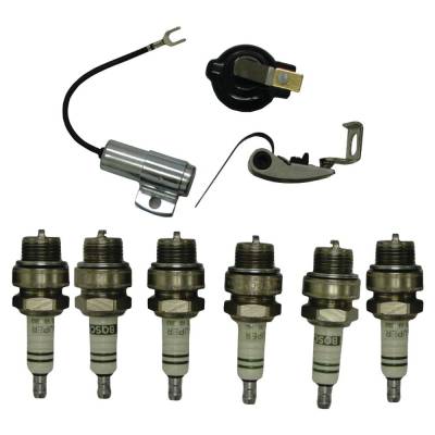 Ignition Tune-Up Kit Points Condenser Rotor Compatible With International Harvester 656 706 756 766