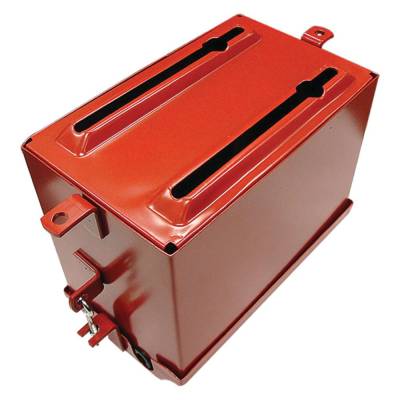 Rareelectrical - Battery Box With Lid Compatible With Farmall M Super M Super Md Super Mdv International Harvester W6 - Image 2