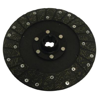 Clutch Disc 9 Inch 6 Spline 1.25 In Bore Woven Fiber Lining Solid Hub Compatible With Farmall C