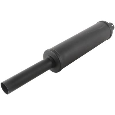 Rareelectrical - Vertical Muffler Round Aluminum 1-15/16 In Inlet 2 In Outlet 4.25 In Body 29 In Length Compatible - Image 3