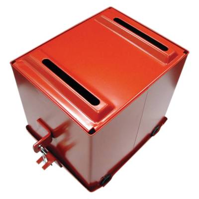 Rareelectrical - Battery Box With Lid Compatible With Farmall H Super H Super Hv International Harvester I4 O4 Os4 - Image 2