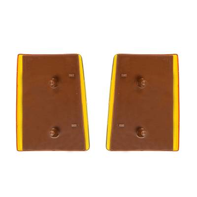 Rareelectrical - New Pair Upper Signal Side Marker Reflector Light Compatible With Chevy Pickup Truck Suv 5975198 - Image 2