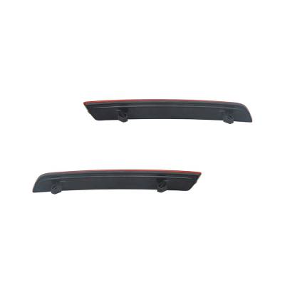 Rareelectrical - New Pair Of Reflector Lights Compatible With Chevrolet Malibu 2013-2014 20998413 Gm1185106 20998412 - Image 2