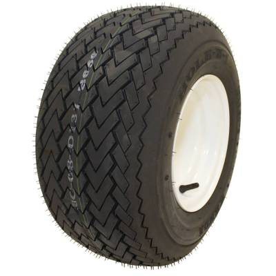 Tubeless Hole-N-One Wheel Assembly 18X8.50-8 Compatible With 2004-2008 Ezgo Txt Rxv Club Car