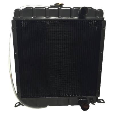 Rareelectrical - Radiator 3 Row 19.5 X 19.875 Inch Core Compatible With Case 480E 480Ell 480F 480Fll Backhoe Loader - Image 2