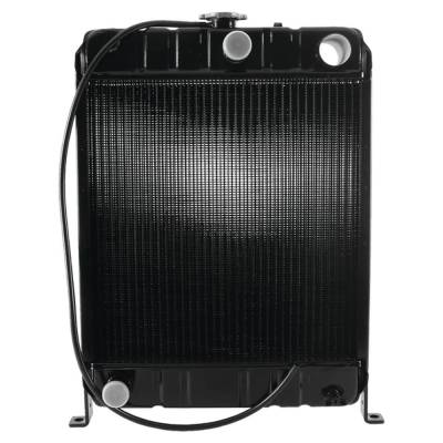Rareelectrical - Radiator 3 Row 17.125 X 18 Inch Core Compatible With David Brown 1210 1212 990 995 996 Tractor Ad4 - Image 2