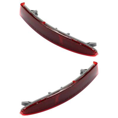 Rareelectrical - Rear Bumper Reflector Right Left Pair Compatible With 2011-2017 Bmw X3 Xdrive35i Suv 63-14-7-217-315 - Image 2