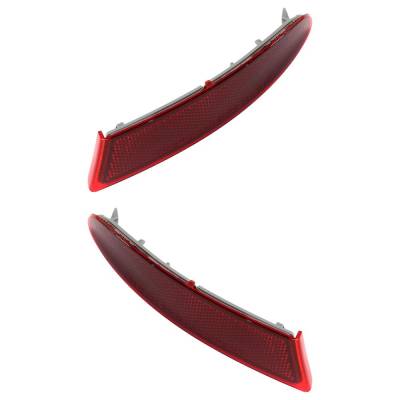 Rareelectrical - Rear Bumper Reflector Right Left Pair Compatible With 2011-2017 Bmw X3 Xdrive35i Suv 63-14-7-217-315 - Image 3