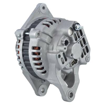Rareelectrical - New Alternator 12V 70A Compatible With 1985-1987 Mazda 626 1.6L 1600Cc Mitsubishi Type Internal Fan - Image 2