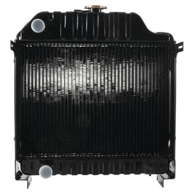 Rareelectrical - Radiator Copper Brass 3 Row 12 Fpi Compatible With John Deere 5105 5205 Compact Utility 2.9L 3 Cyl - Image 2