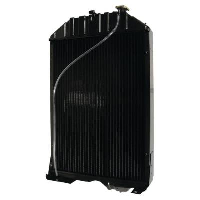 Radiator Copper Brass 4 Row 29 In Core Compatible With John Deere 4440 4240 4040 130 Hp 7.6L 466Ci 6