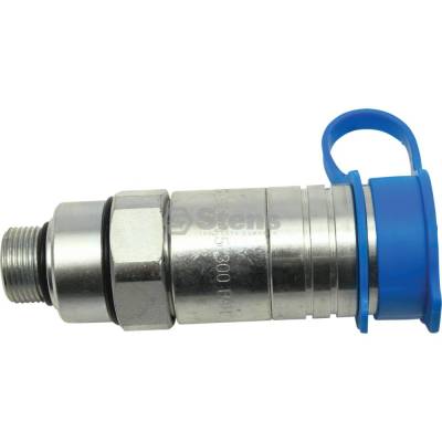 Rareelectrical - Hydraulic Quick Coupler Female Compatible With John Deere Al166181 Al200979 Al119348 Push-Pull - Image 2