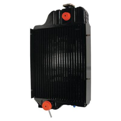 Rareelectrical - Radiator Copper Brass 4 Row 17 In Core Compatible With John Deere 1020 1530 2240 2040 930 920 820 - Image 2