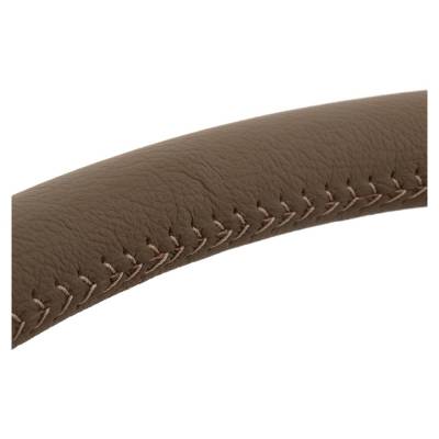 Rareelectrical - Brown Leather Steering Wheel 16" 36 Spline Compatible With John Deere 8245R 8270R 8295R 8320R 8345R - Image 2