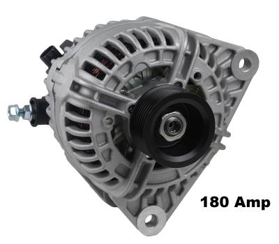 Rareelectrical - New 180 Amp High Output Alternator Compatible With 2003-2006 Dodge Ram 1500 2500 3500 2004 Durango - Image 4