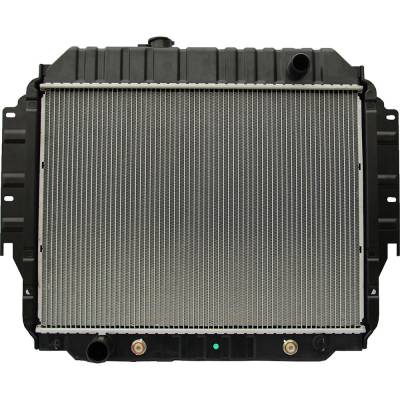 Rareelectrical - Radiator Compatible With 1975-1996 Ford E-150 E-250 E-350 Econoline Club Wagon 5.0L 5.8L V8 Downflow - Image 2