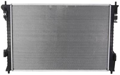 Rareelectrical - New Radiator Assembly Compatible With Ford 10-12 Flex 3.5L V6 3496Cc 213 Cid Turbocharged 2712 3511 - Image 2