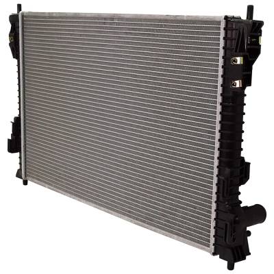Rareelectrical - New Radiator Compatible With 2013-2015 Ford Police Interceptor Utility 3.7L V6 3726Cc Db5z 8005 - Image 2