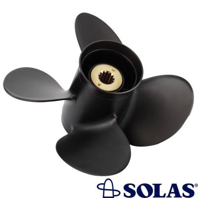 Rareelectrical - 10.5 Diameter Outboard Propeller Compatible With 1991-1998 Chrysler/Force 13 Spline 40 25-75 Hp - Image 2