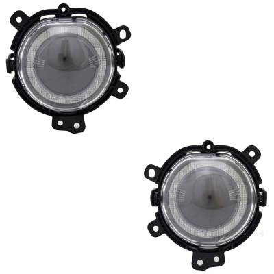Pair Of Daytime Running Light Compatible With Mini Cooper S Hatchback F56 Cooper Base Hatchback F56