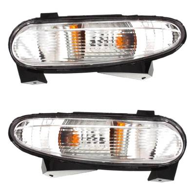 Rareelectrical - Halogen Parking Light Assembly Right Left Pair Compatible With 2005-2009 Buick Lacrosse Cxl Allure - Image 2
