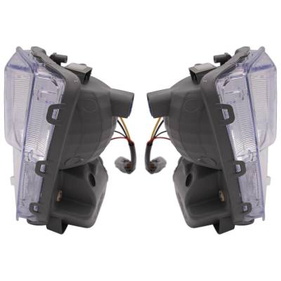Rareelectrical - Halogen Turn Signal Light Assembly Right Left Pair Compatible With 2012-2015 Toyota Prius Three One - Image 3