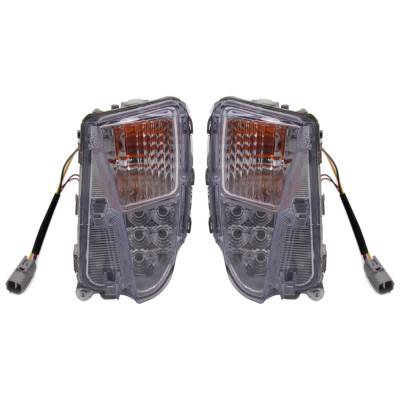Rareelectrical - Halogen Turn Signal Light Assembly Right Left Pair Compatible With 2012-2015 Toyota Prius Three One - Image 6