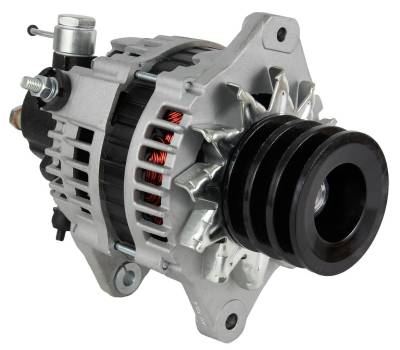 New Alternator With Vacuum Pump Compatible With 2003-2007 Isuzu Npr-Hd Nqr Nrr 4.8L 4He1 5.2L 4Hk1