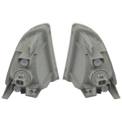 Rareelectrical - Halogen Turn Signal Light Assembly Right Left Pair Compatible With 2012-2014 Toyota Prius C Two 1.5L - Image 2
