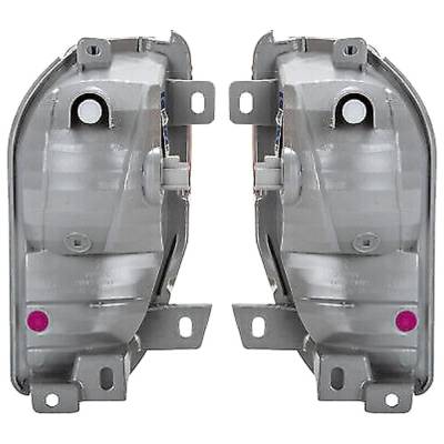 Rareelectrical - Halogen Turn Signal Light Assembly Right Left Pair Compatible With 2012-2014 Toyota Prius V Three - Image 4