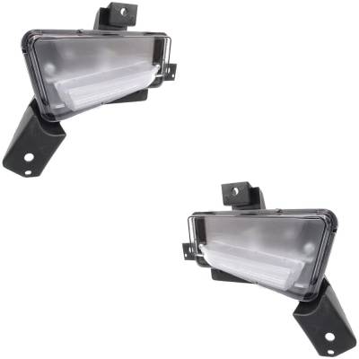 Rareelectrical - Led Daytime Running Light Assembly Right Left Pair Compatible With 2016-2018 Chevrolet Camaro Ss - Image 3