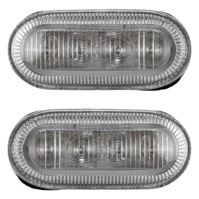 Rareelectrical - Halogen Side Repeater Light Assembly Right Left Pair Compatible With 1998-2005 Vw Beetle Glx Sport - Image 2