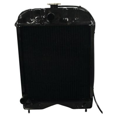 Rareelectrical - 3-Row Brass Copper Radiator With Cap Compatible With 1964-1975 Massey Ferguson 35 Diesel 35X Fe35 - Image 2