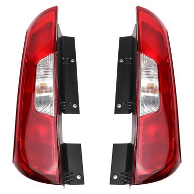 Halogen Tail Light Assembly Right Left Pair Compatible With 2015-2022 Ram Promaster City Base 2.4L