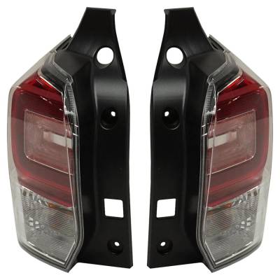 Rareelectrical - Halogen Tail Light Assembly Right Left Pair Compatible With 2017-2018 Subaru Forester 2.5I Limited - Image 8