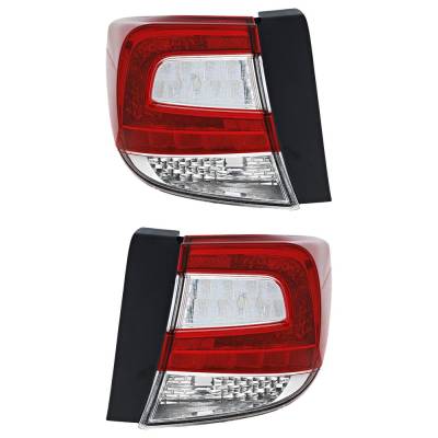 Rareelectrical - Led Tail Light Assembly Right Left Pair Outer Compatible With 2020-2023 Subaru Crosstrek Base 2.0L - Image 2