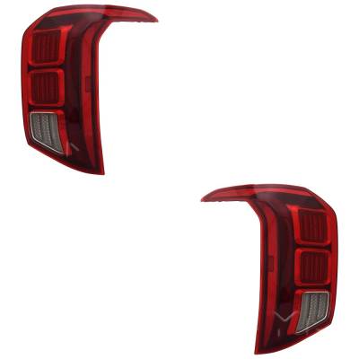 Rareelectrical - New Pair Of Tail Lights Compatible With Hyundai Palisade Calligraphy Night Edition Sport Utility - Image 1