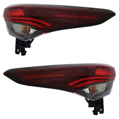 Rareelectrical - Pair Of Tail Lights Compatible With Toyota Highlander Xle Sport Utility Highlander Platinum Sport - Image 4