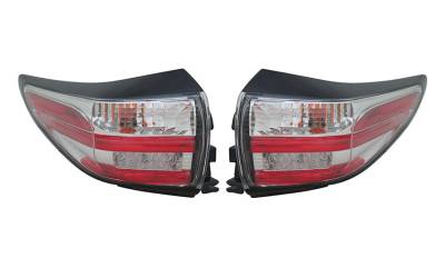 Rareelectrical - New Pair Of Tail Lights Compatible With Nissan Murano 2015 26550-5Aa0a 265555Aa0a 265505Aa0a - Image 1