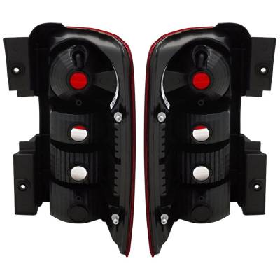 Rareelectrical - Halogen Tail Light Assembly Right Left Pair Compatible With 2008-2012 Jeep Liberty Limited Arctic - Image 4