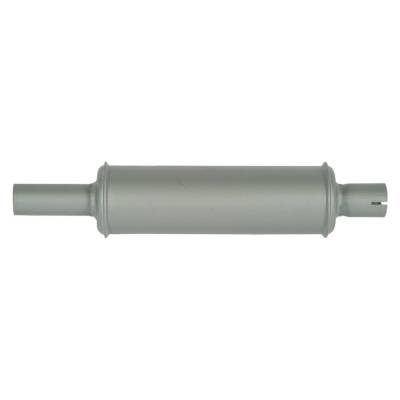 Vertical Exhaust Muffler Compatible With 1942-1952 Ford 9N 2N 8N Tractor Two-Piece Aluminized Round