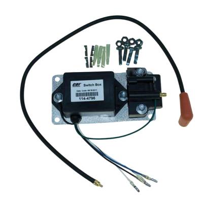 Switch Box Compatible With 1972-1975 Mercury/Mariner 3-Cyl 65Hp Cross Flow 2-Stroke Outboard