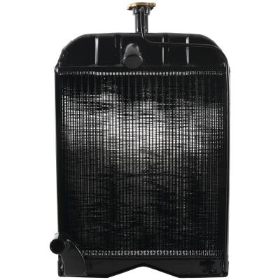 Rareelectrical - Copper Core Radiator With Cap Compatible With 1942-1952 Ford 8N 9N 2N N-Series Tractor 789 790 791 - Image 2