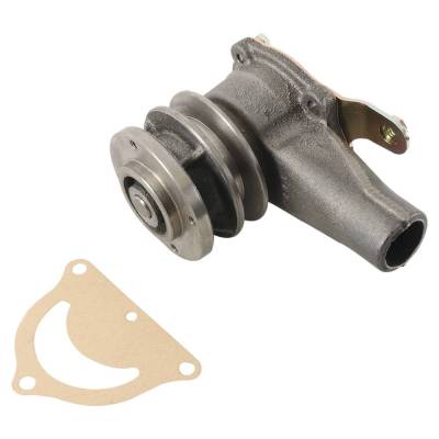 Rareelectrical - Water Pump With Single Groove Pulley Gasket Compatible With 1939-1952 Ford 8N 9N 2N Tractor 2.0L - Image 1