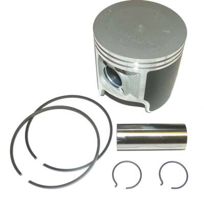 New Starboard Side .010 Over Piston Kit With Rings Compatible With 1984-2006 Yamaha V6 2-Stroke