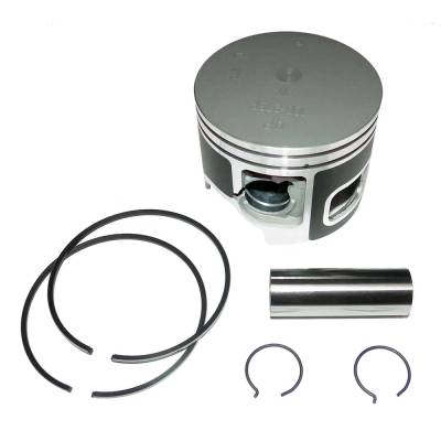 New Port Side Standard Bore Piston Kit With Rings Compatible With 1984-2006 Yamaha V6 2-Stroke