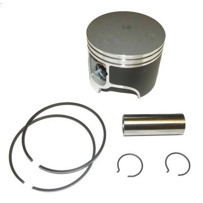 New OEM Grade Starboard Side Standard Bore Piston Kit With Rings Compatible With 1984-2006 Yamaha V6